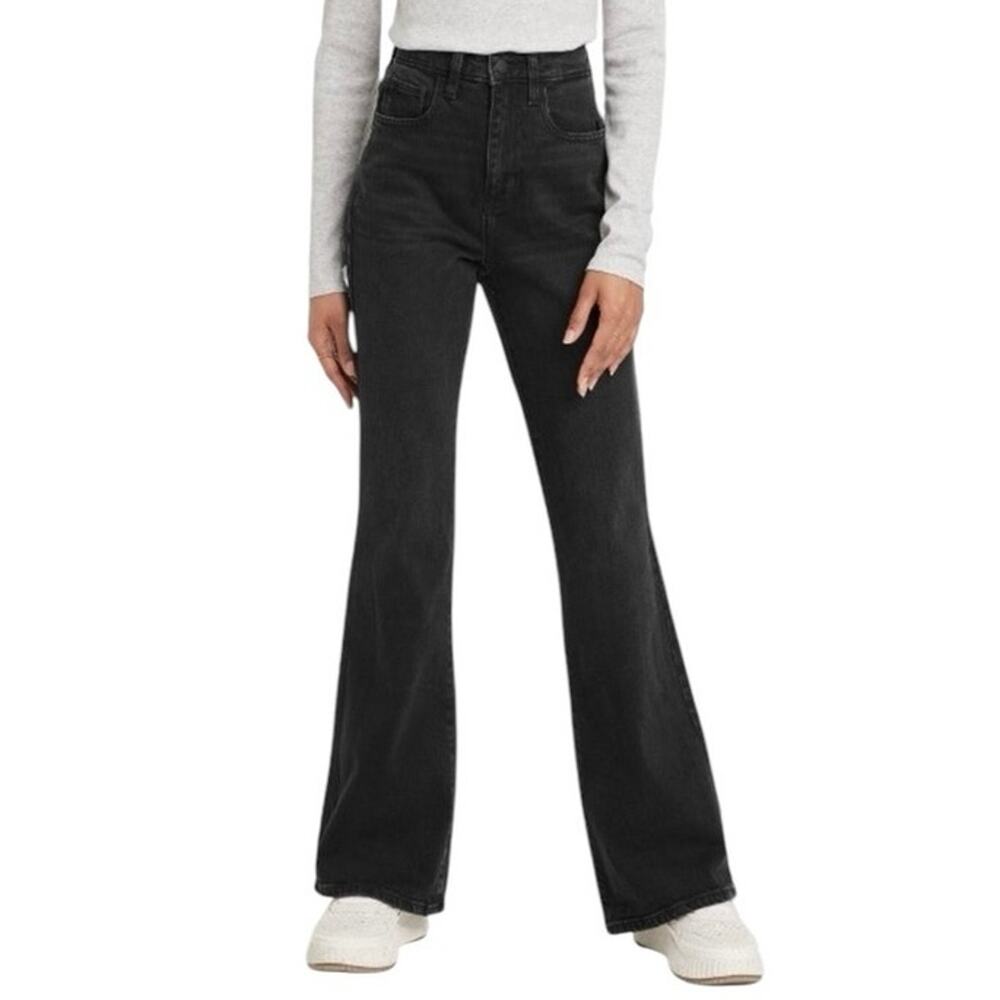 UNIVERSAL THREAD NWOT High Rise Flare Jeans Black Wash Size 12